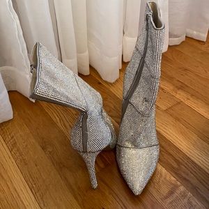 Steve Madden rhinestone boot heels